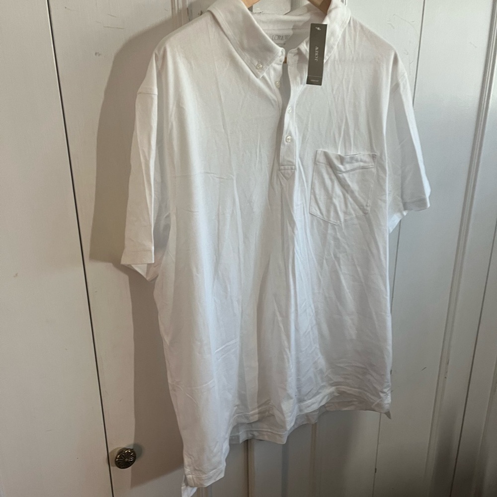 Men's White Polo Shirt